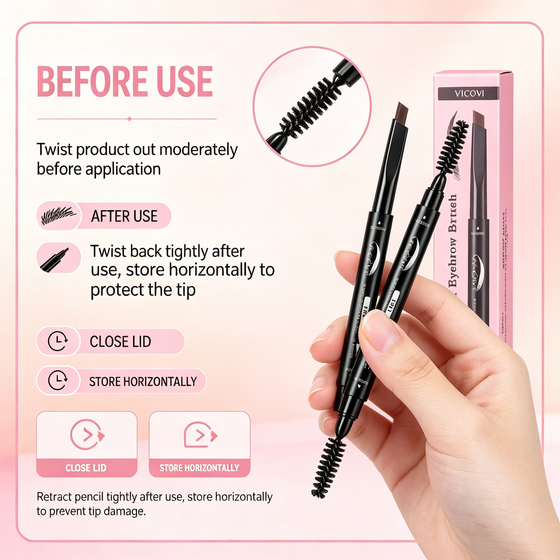[VICOVI]Mascara+Eyebrow Pencil
